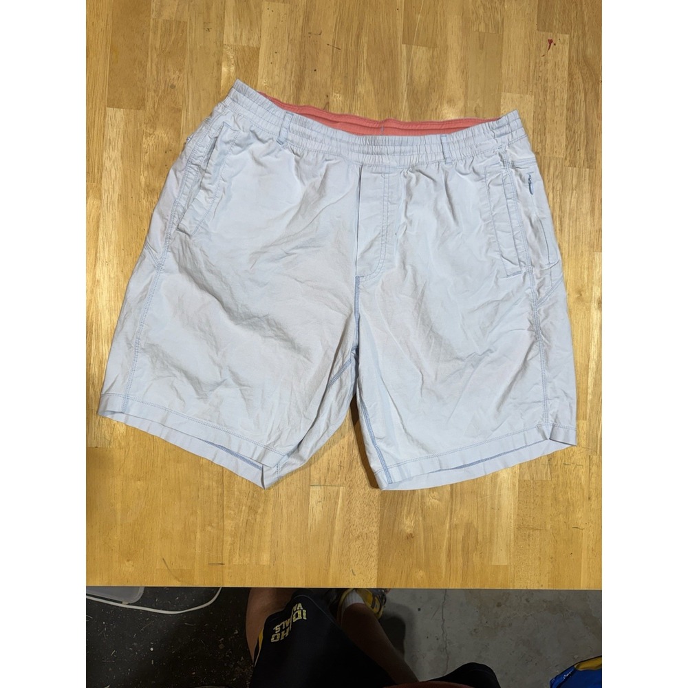Birddogs Boomstick Men's XL Shorts Cream Lined Athletic Gym Workout 8 in Inseam